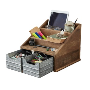 Top Selling High Capacity Minimalist Design Office Desk Organizer Decoration Antique <b>Drawer</b> Wooden <b>Storage</b> Big <b>Box</b> - Product Image 4