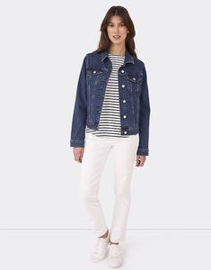 Faux Fur Collar Women Denim <b>Jacket</b> Padded Winter Jean Outerwear Warm Lining - Product Image 2