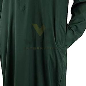 Dupatta de Nailon de Manga Larga con Cuello en V para Hombre, Ropa Casual Transpirable para Oración y Uso Diario - Product Image 5
