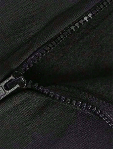 Sweat à capuche zippé pour homme, motif uni, respirant, coupe oversize, col rond, logo personnalisable sur le devant, style sportif, tissu en pur coton - Product Image 3