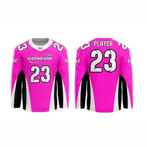 Maillot de hockey sur glace professionnel sublimé pour homme, tissu respirant à séchage rapide, tenue de club personnalisée, maillot de sport sur mesure - Product Image 1