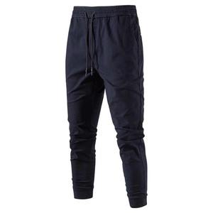 Pantalon de jogging décontracté en toile ample pour homme, style streetwear, avec cordon de serrage, tissu anti-boulochage et respirant - Product Image 2