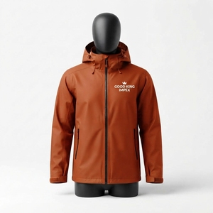 <b>Men's</b> Lightweight <b>Waterproof</b> <b>Packable</b> Rain <b>Jacket</b> Outdoor Custom Windproof Sportswear Rain <b>Jacket</b> - Product Image 1