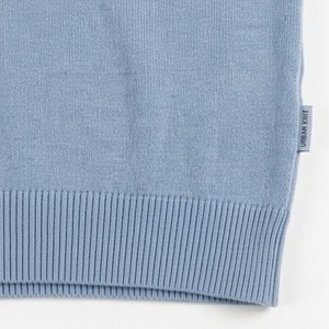เสื้อฮู้ดไหมพรมสีฟ้าอ่อนทรงโอเวอร์ไซส์แบบมีซับใน สไตล์ลำลอง แขนยาว ดีไซน์ไม่สมมาตร ไซส์พลัสสำหรับผู้หญิง รับผลิตแบบ OEM - Product Image 5