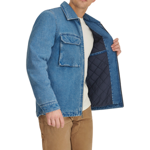 Chaqueta Vaquera para Hombre Talla Grande, Tela al por Mayor, Personalizable, Muestra Gratuita, Mejor Calidad - Product Image 4