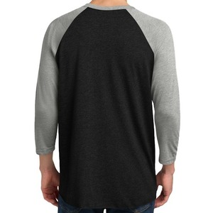 Camiseta de Manga Raglán Personalizada para Hombre, Camiseta con Estampado Digital, 100% Algodón, Camiseta de Manga Larga para Hombre, OEM, Casual, Corte Regular - Product Image 2