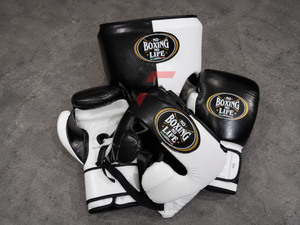 Personalized No Boxing No Life Mexican Style Premium Cowhide Leather MMA Sanda Kick Boxing Training <b>Gloves</b> Non-Slip <b>Moisture</b> Set - Product Image 3