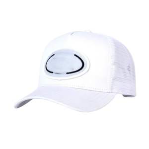 Casquette Trucker Premium Entièrement Blanche avec Logo Personnalisé, Chapeau Snapback en Maille de Haute Qualité pour Sports d'Été en Plein Air et Vêtements Promotionnels - Product Image 1
