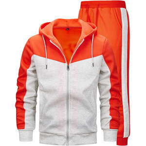 Top Quality 100%Cotton Fleece Tracksuit <b>Men</b> Hoodie And Jogger Set Streetwear <b>Pullover</b> Hoodies Sweatpants Washed 2Pcs Set For <b>Men</b> - Product Image 4