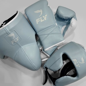 Conjuntos de equipo de boxeo con logotipo personalizado, hechos de cuero genuino de vaca, conjuntos de boxeo de cuero genuino, conjunto de boxeo con protector de cabeza y ingle. - Product Image 3