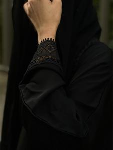 Best Dubai Style Vintage Solid Handmade Traditional Islamic Women's Saudi Arabian Abaya Spring Polyester Breathable Ankle Muslim - Product Image 1