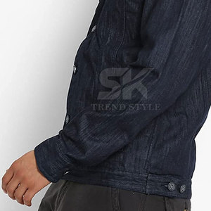 OEM Services High Quality Custom Design Men Jeans Jacket New Design Breathable Jeans Winter Jacket For Men - Product Image 6