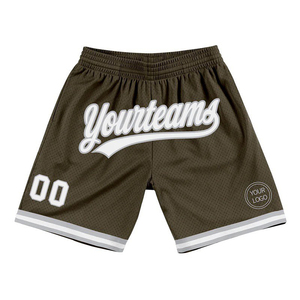 Shorts de basketball unisexes 100 % personnalisables, non tissés, 100 % polyester, légers, respirants, séchage rapide, antibactériens, service OEM - Product Image 2