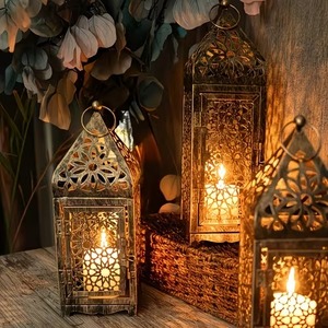 Adorno de Mesa Ámbar para Eid – Decoración de Luna Creciente para Espacios Festivos Cálidos - Product Image 6