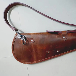 Bolsa de cuero impermeable para armas, color y tamaño personalizados, bolsa de cuero genuino para armas, bolsa de color sólido hecha de cuero genuino. - Product Image 6