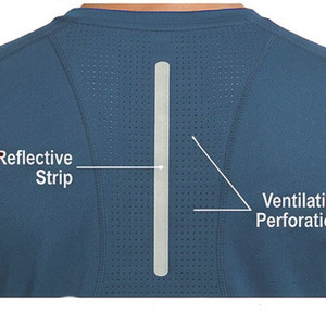 Custom Compression Gym Running Slim Fit Reflective 100% Polyester <b>Men</b> T Shirt <b>Half</b> <b>Sleeve</b> Athletic Wear Training Fitness - Product Image 3