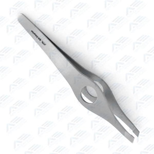 Pinzas de depilación faciales de acero inoxidable personalizadas, planas y inclinadas, para hombres y mujeres, pinzas profesionales de precisión doradas para cejas - Product Image 4