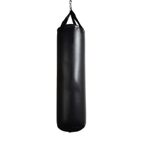 Sac de frappe professionnel robuste en cuir PU à hauteur réglable pour séances de boxe intenses, entraînement MMA et entraînement fonctionnel