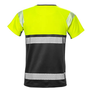 T-shirts de travail haute visibilité pour la construction, manches courtes, bandes réfléchissantes, vêtements de sécurité pour les travailleurs - Product Image 4