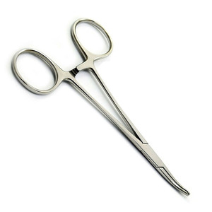 Pinza Hemostática Curva Kelly Profesional Reutilizable de Acero Inoxidable, Pinza para Arterias, Instrumento Médico Quirúrgico - Product Image 4