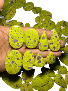 High Quality Natural Stichtite Atlantisite Cabochon Loose Gemstone for Healing Meditation and Jewellery Making - Product Image 3
