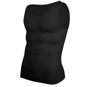 Camiseta sin Mangas de Punto para Hombre, Cuello Redondo, Color Sólido, Transpirable, Estilo Casual, Material de Spandex y Poliéster - Product Image 3