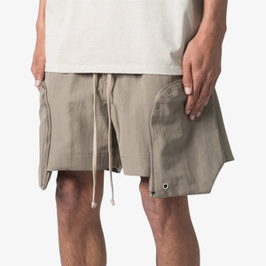 Shorts cargo décontractés pour homme, imprimés, avec ceinture élastique confortable, en polyester, avec double poche cargo - Product Image 4