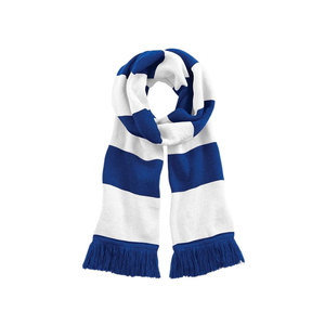 Écharpe de football personnalisée rouge/noire de qualité supérieure pour votre équipe - Badge imprimé en couleur - Product Image 4