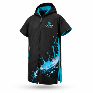 Poncho de Baño con Capucha para Niños, Impermeable, Cortavientos, de Secado Rápido, para Natación, Surf y Playa - Product Image 2