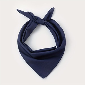 Pañuelo de Cabeza Cuadrado de Seda Satinada con Logotipo Personalizado, Diseño Geométrico de Hojas Argyle, Pañuelo Casual Unisex - Product Image 4