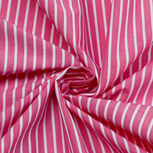 100% Cotton Combed Woven Yarn Dyed Eco-Friendly Breathable Lightweight Pin Stripe 140 GSM Shirt <b>Fabric</b> for Men Women Children - Product Image 4