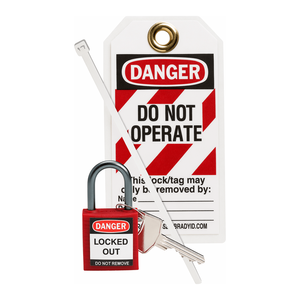 Brady Nylon Personal Lockout Tagout <b>Kit</b> for <b>Electrical</b> and Plant Maintenance Safety - Product Image 1