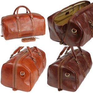 Unisex <b>Canvas</b> Sports Duffle <b>Bag</b> Fashion <b>Large</b> Capacity Zipper Closure Travel Storage Durable Multi-Function Brown - Product Image 2