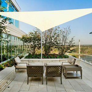 Tenda Parasole Triangolare Bianca 22 X 22 X 22, Design Elegante per Esterni, Protezione Solare Ottimale - Product Image 6