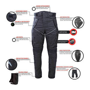 Professional Motorcycle Riding Pants Premium Cordura Textile Protective Trousers for Wholesale Buyers - Product Image 3