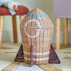 Cestas de almacenamiento con formas adorables, cestas de ratán Rocket de la mejor calidad, decoración para habitación infantil - Product Image 2
