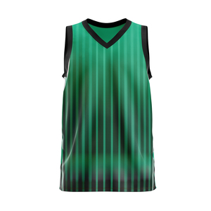 Maillot de basket personnalisé en mesh respirant, col en V, sans manches, anti-transpiration, unisexe adulte, design blanc, bleu, noir - Product Image 5