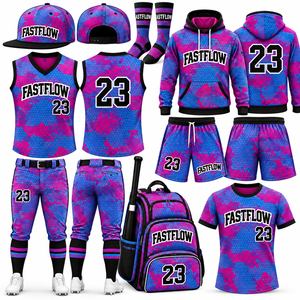 Uniforme de Béisbol de Buena Calidad, Nuevo Diseño, Uniforme de Béisbol con Ropa de Equipo de Alta Calidad, Venta al por Mayor y Precio Económico - Product Image 5