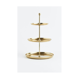 Premium <b>Marble</b> Top Metal <b>Cake</b> <b>Stand</b> with Gold Frame for Luxury Dining and Dessert Serving - Product Image 5