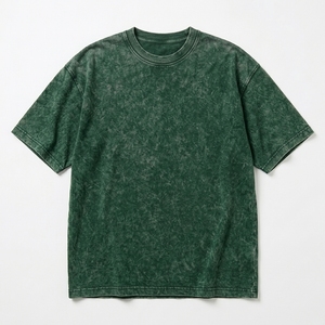 เสื้อยืดคอกลมโอเวอร์ไซส์ผ้าคอตตอนเนื้อหนา ซักพิเศษ ทรงหลวม ใส่สบาย ไม่ยับ สำหรับผู้ชาย สไตล์สตรีทแวร์ลำลอง เหมาะสำหรับฤดูร้อน - Product Image 4