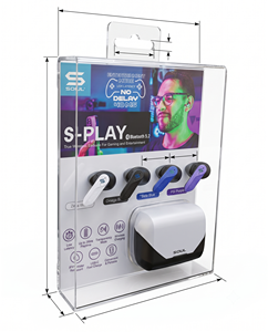 Caja de Empaque de Acrílico Transparente Personalizada Moderna para Estuche de Airpods y Accesorios para Auriculares - Product Image 1