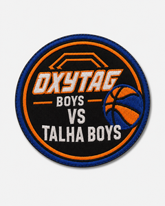 Parche de Baloncesto Oxytag, Diseño Circular Bordado Termoadhesivo, Regalo Personalizado para Hombre, Parches Bordados OEM al por Mayor 2026 - Product Image 3
