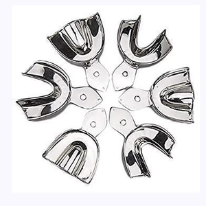 Azicon's Perforated Impression Tray - Stainless Steel Reusable Autoclavable Dental Lab Upper & Lower Orthodontic Impression Tray - Product Image 6