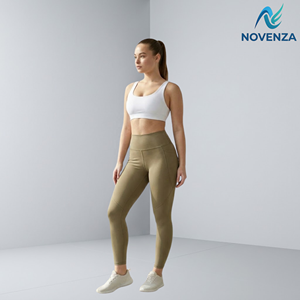 Leggings Deportivos de Cintura Alta con Compresión para Mujer, Tejidos, Elásticos, Estampados, para Gimnasio - Product Image 5