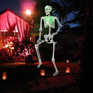 Scheletro di Halloween a grandezza naturale 5,5 piedi, pieghevole, decorazione per interni ed esterni - Product Image 4