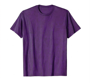 T-shirt pour homme en coton rouge, col rond, coupe classique, manches courtes, couleur unie, jersey décontracté, style col rond - Product Image 4
