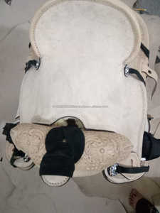 Selle de cheval en cuir occidental ROYAL INTERNATIONAL RI2022-001 avec ensemble d'accessoires, provenant de l'Uttar Pradesh - Product Image 4