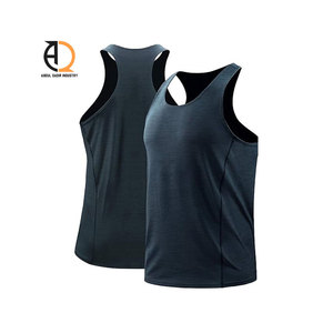 Camiseta sin mangas de algodón cómoda para hombre, personalizada con logotipo, para la temporada de verano, al por mayor - Product Image 3