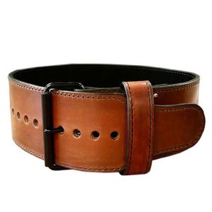 Ceinture de musculation en cuir sur mesure 10 mm, robuste, pour soutien du dos, fitness, gym, hommes et femmes - Product Image 2