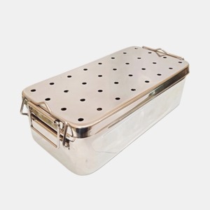 Caja de Instrumentos Quirúrgicos de Acero Inoxidable Zenvora |   Estuche de Esterilización para Laboratorio Dental |   Equipo Médico Manual con Certificación CE - Product Image 1